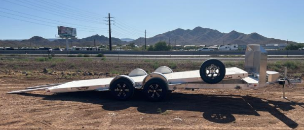 18x82 All Aluminum, 7K GVWR, Tandem Axle, Tilt - (8218ANV-TILT-TA-EL-RTD)