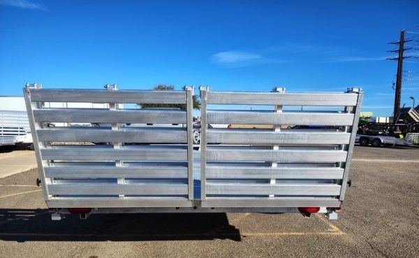 15x102 Wide Body, 5.2K GVWR, Heavy Single Axle, Split Bi-Fold Gate (WB15H-S-EL-DOF-SBT-RR-RTD)