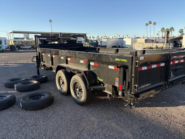 16x83 Gooseneck, Tandem Axle, 14 GVWR, Low-Pro Dump, 24" Sides