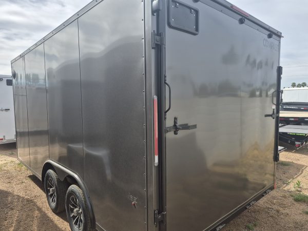 16x8.5 Jasper SE Car Hauler, 7K GVWR, Ramp Door