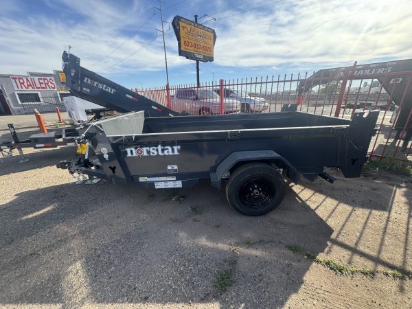 10x60 Norstar Single Axle Dump, 3.5K GVWR, 20" Sides