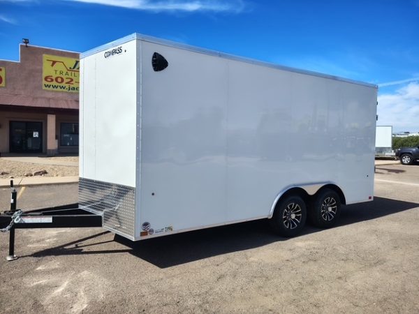 16x8.5 Jasper SE Car Hauler, 10K GVWR, Ramp Door