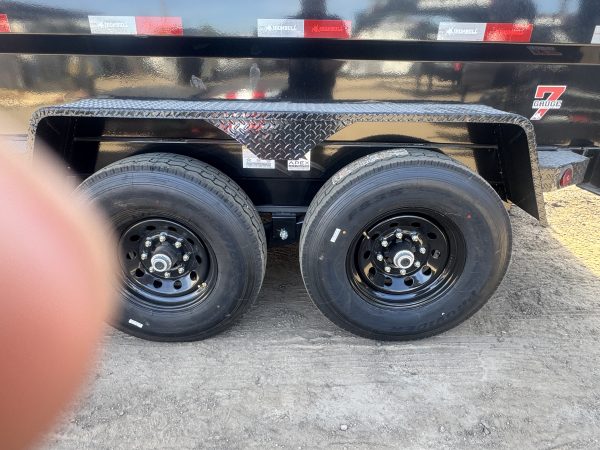 14x83 IronBull Tandem Axle Dump, 15K GVWR, 48" Sides, Solar Charger