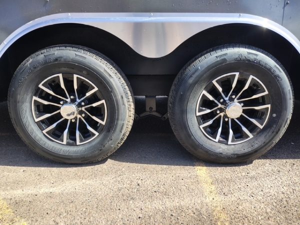 24x8.5 Indigo DLX Car Hauler, 10K GVWR, 6" Extra Height, Flat Front, Ramp Door