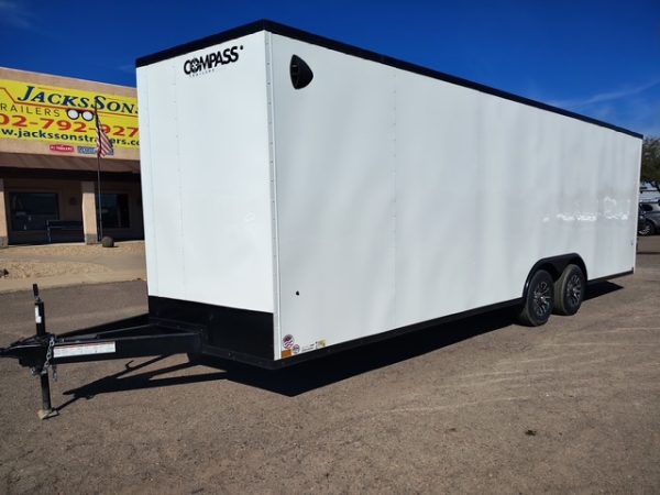 24x8.5 Indigo DLX Car Hauler, 10K GVWR, 6" Extra Height, Ramp Door