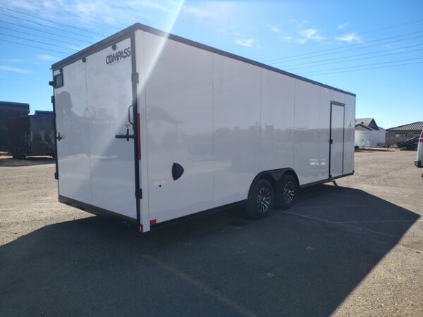24x8.5 Indigo DLX Car Hauler, 10K GVWR, 6" Extra Height, Ramp Door