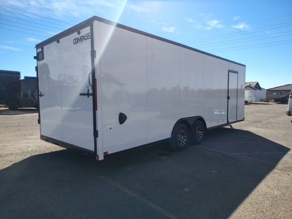 24x8.5 Indigo DLX Car Hauler, 10K GVWR, 6" Extra Height, Ramp Door