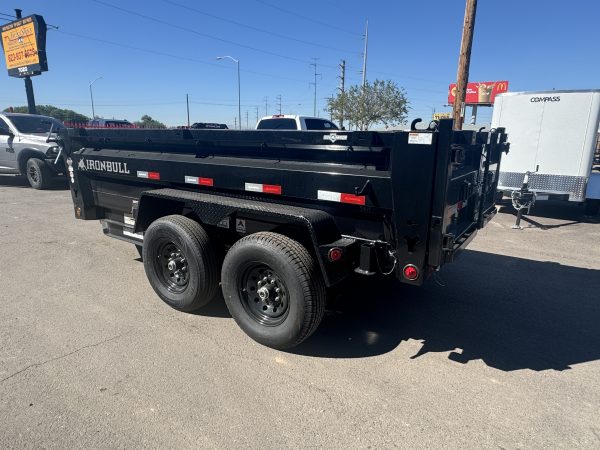 12x72 IronBull Tandem Axle Dump, 14K GVWR, 24" Sides