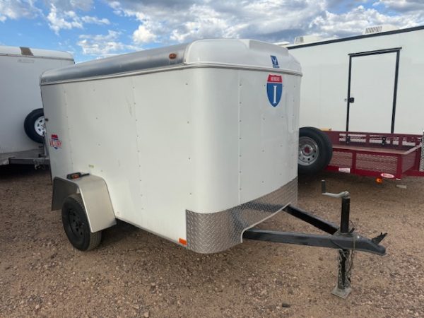 8x5 Single Axle, Enclosed, 3K GVWR, Swing Door