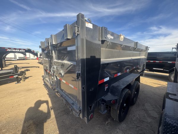14x83 IronBull Tandem Axle Dump, 15K GVWR, 48" Sides, Solar Charger