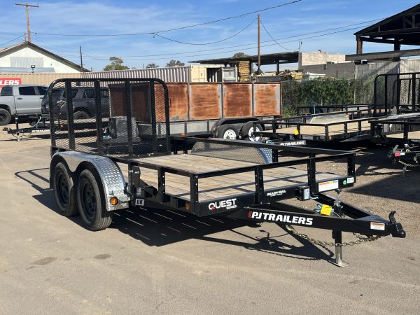12x77 Tandem Axle, 7K GVWR, Channel Utility