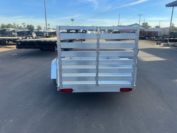 08x54 All Aluminum, 2K GVWR, Single Axle, W/ Tailgate (548ESA-S-TG)