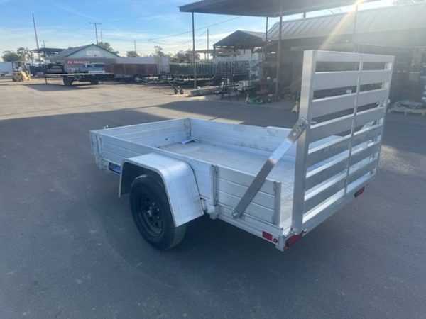 08x54 All Aluminum, 2K GVWR, Single Axle, W/ Tailgate (548ESA-S-TG)