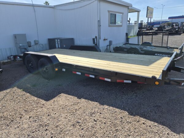 20x83"x5" Channel Tandem Axle, 10K GVWR, Equipment, Slide In Ramps