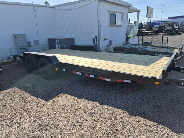 20x83"x5" Channel Tandem Axle, 10K GVWR, Equipment, Slide In Ramps