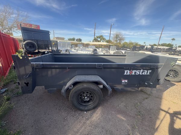 10x60 Norstar Single Axle Dump, 3.5K GVWR, 20" Sides