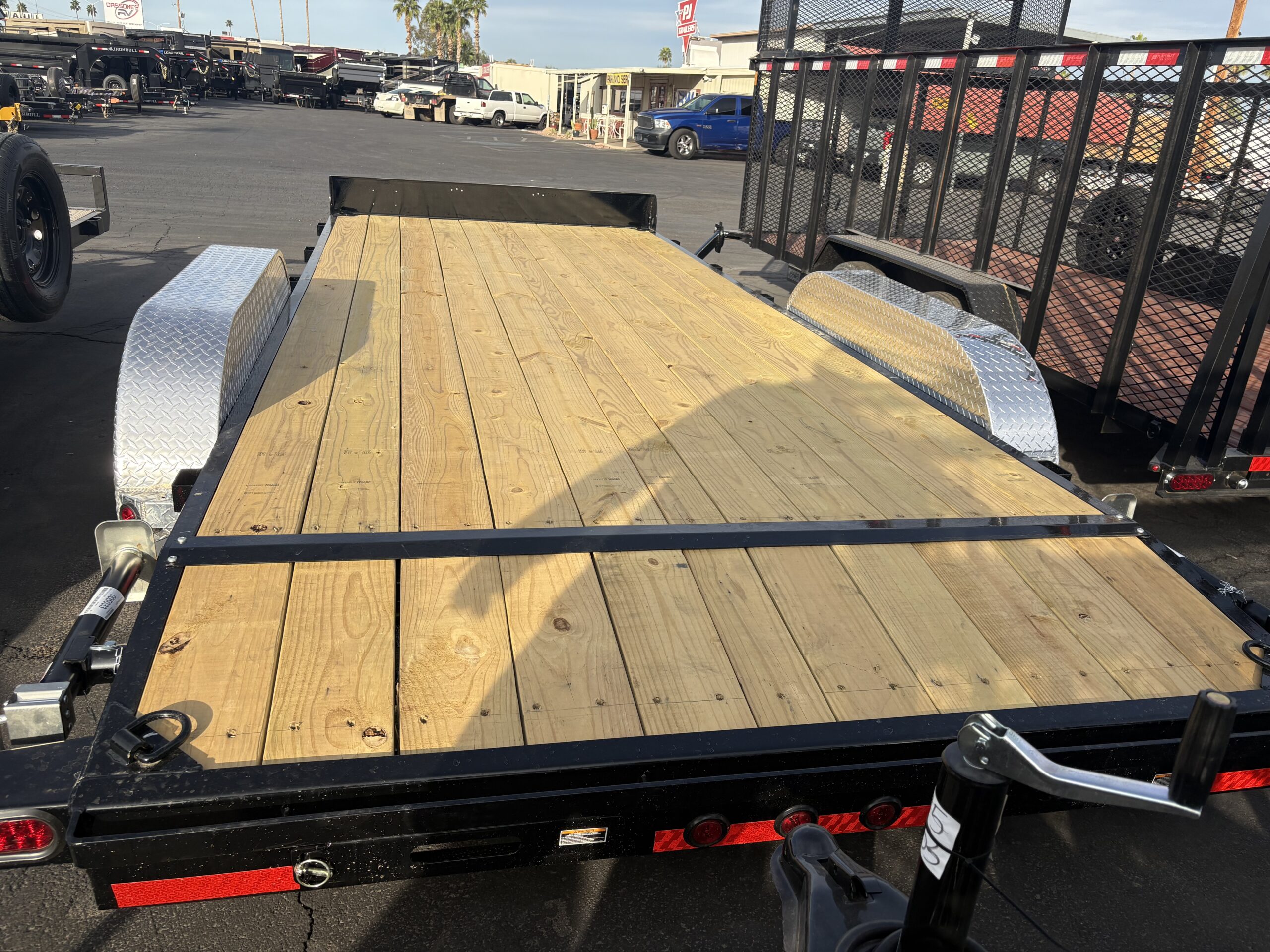 18x83 Tandem Axle, 7K GVWR, Carhauler, Slide in Ramps - Image 4