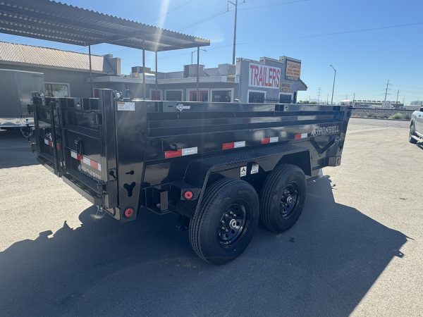 12x72 IronBull Tandem Axle Dump, 14K GVWR, 24" Sides