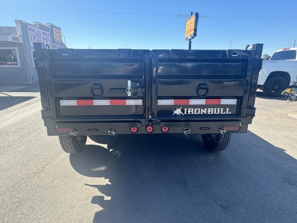 12x72 IronBull Tandem Axle Dump, 14K GVWR, 24" Sides