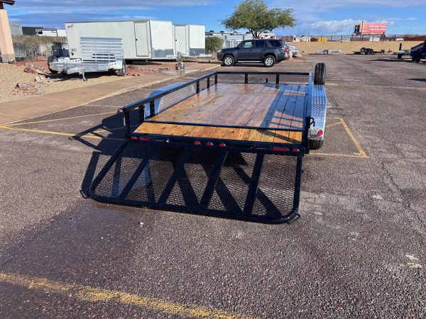 14x83 Tandem Axle, 7K GVWR, Channel Utility, DT w/ 3' Gate