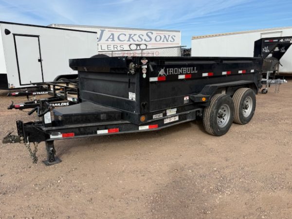 12X72 TANDEM AXLE DUMP, 24" SIDES