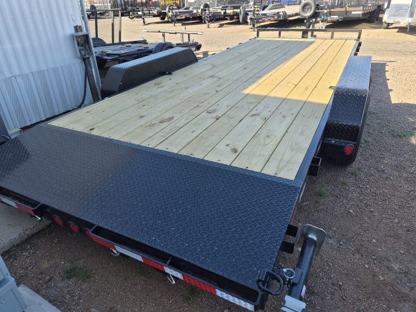 20x83"x5" Channel Tandem Axle, 10K GVWR, Equipment, Slide In Ramps