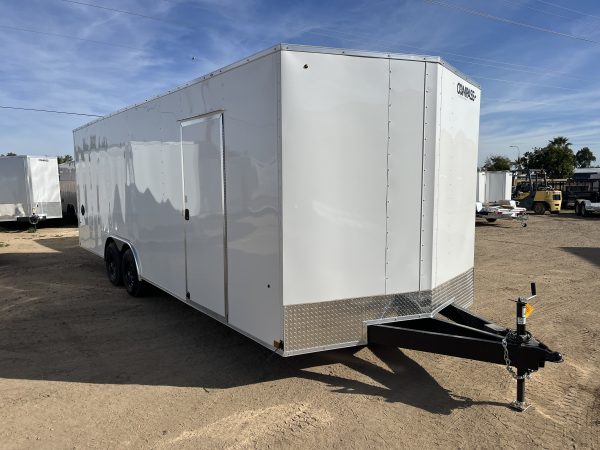 24x8.5 Indigo DLX Car Hauler, 10K GVWR, 6" Extra Height, Ramp Door