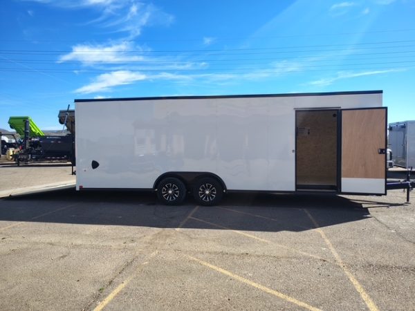 24x8.5 Indigo DLX Car Hauler, 10K GVWR, 6" Extra Height, Ramp Door