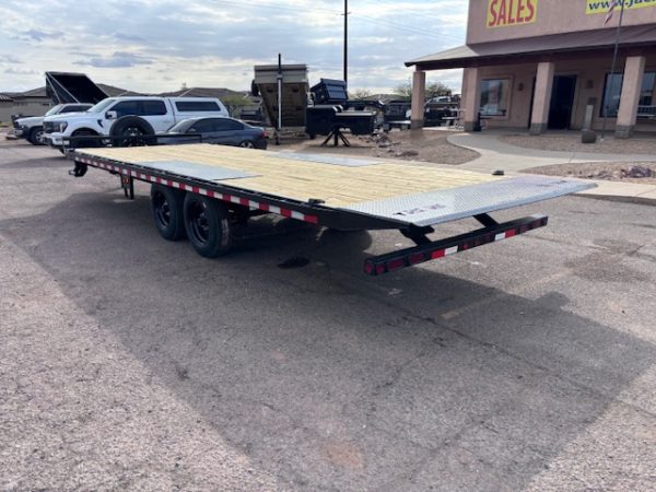 24x102" Ironbull, Tandem Axle,16K GVWR, Deckover Tilt