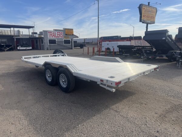 18x102 All Aluminum Wide Body, 10K GVWR, Heavy Tandem Axle, Electric Brake, Drive-Over-Fenders, Ramps, RTD (WB18H-TA-EL-DOF-R-RR-RTD)