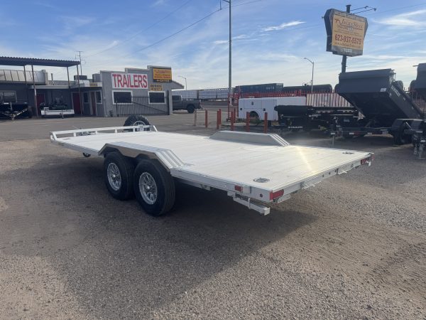 18x102 All Aluminum Wide Body, 10K GVWR, Heavy Tandem Axle, Electric Brake, Drive-Over-Fenders, Ramps, RTD (WB18H-TA-EL-DOF-R-RR-RTD)