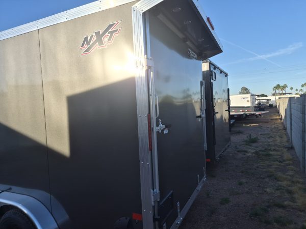 16x7.4 All Aluminum NXT Car Hauler, 7K GVWR, Side Door, Ramp Door