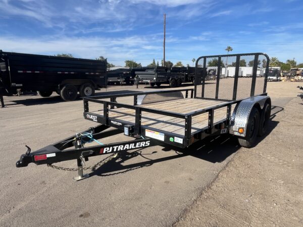 12x77 Tandem Axle, 7K GVWR, Channel Utility