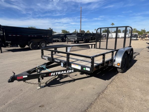 12x77 Tandem Axle, 7K GVWR, Channel Utility