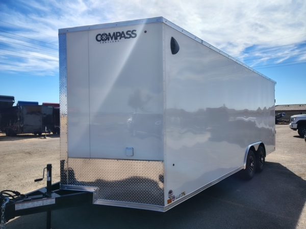 20x8.5 Jasper SE Car Hauler, 10K GVWR, Ramp Door, A/C, White Wall / Ceiling, RTP Floor