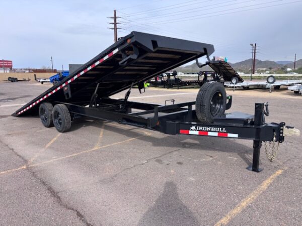 24x102" Ironbull, Tandem Axle,16K GVWR, Deckover Tilt