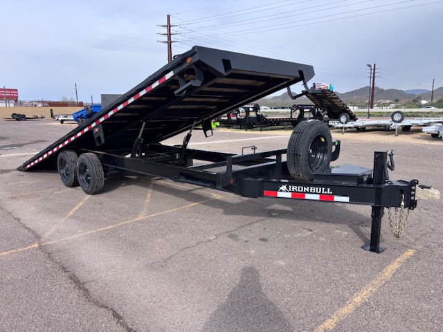 24x102" Ironbull, Tandem Axle,16K GVWR, Deckover Tilt - Image 5