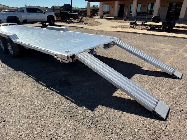 28x102 All Aluminum Wide Body, 10K GVWR, Heavy Tandem Axle, Electric Brake, Drive-Over-Fenders, Ramps, RTD (WB28H-TA-EL-DOF-R-RR-RTD)
