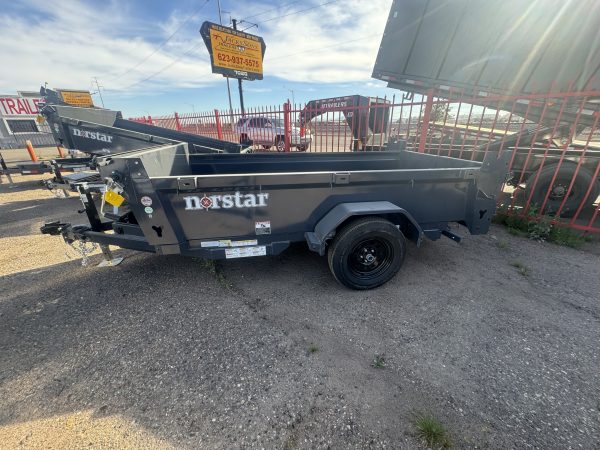 10x60 Norstar Single Axle Dump, 3.5K GVWR, 20" Sides