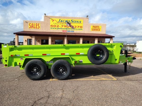 14x83 Ironbull Tandem Axle Dump, 15K GVWR, 24" Sides