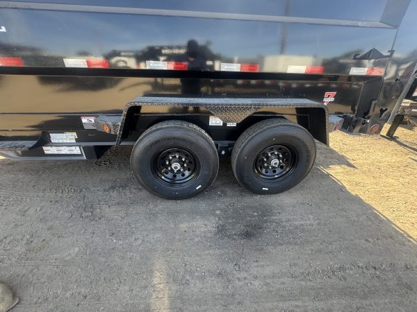 14x83 IronBull Tandem Axle Dump, 15K GVWR, 48" Sides, Solar Charger