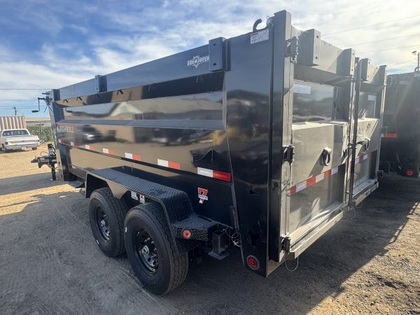 14x83 IronBull Tandem Axle Dump, 15K GVWR, 48" Sides, Solar Charger