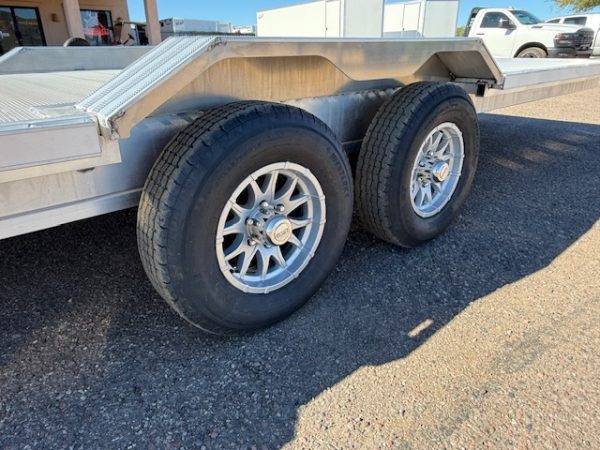 28x102 All Aluminum Wide Body, 10K GVWR, Heavy Tandem Axle, Electric Brake, Drive-Over-Fenders, Ramps, RTD (WB28H-TA-EL-DOF-R-RR-RTD)