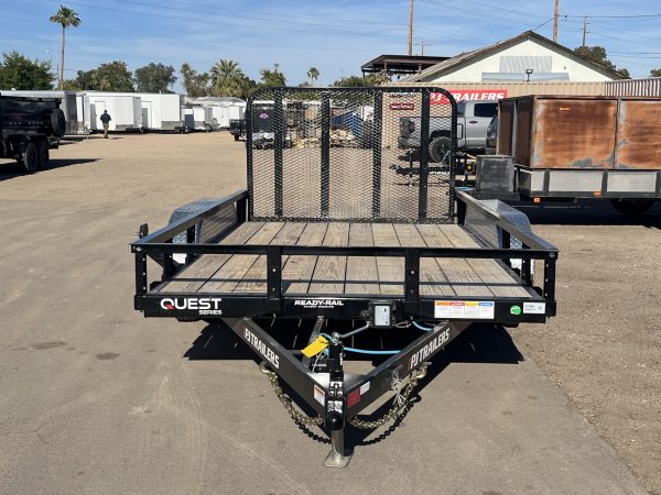 12x77 Tandem Axle, 7K GVWR, Channel Utility
