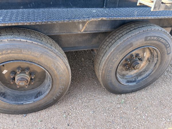 7x16, 2x10k Axles, 3' Sides, 6" Cylinder