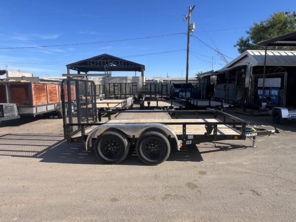 12x77 Tandem Axle, 7K GVWR, Channel Utility