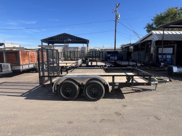 12x77 Tandem Axle, 7K GVWR, Channel Utility