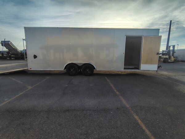 24x8.5 Indigo DLX Car Hauler, 10K GVWR, 6" Extra Height, Ramp Door