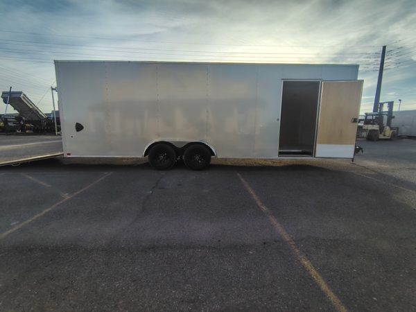 24x8.5 Indigo DLX Car Hauler, 10K GVWR, 6" Extra Height, Ramp Door