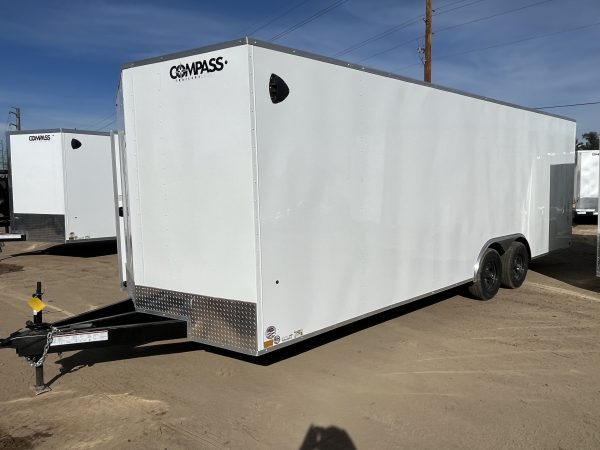 24x8.5 Indigo DLX Car Hauler, 10K GVWR, 6" Extra Height, Ramp Door